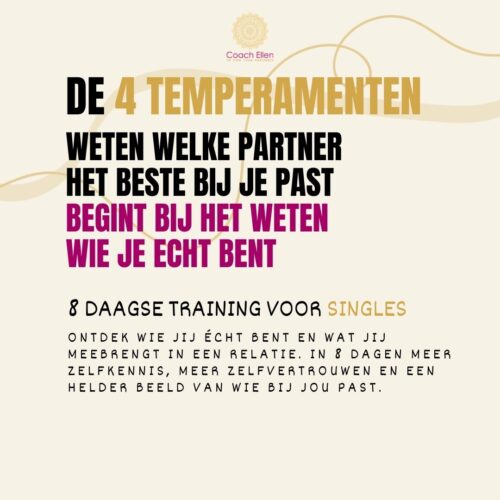 Training 'Weet wie je bent en wat je waard bent' – zelfkennis en persoonlijke ontwikkeling
